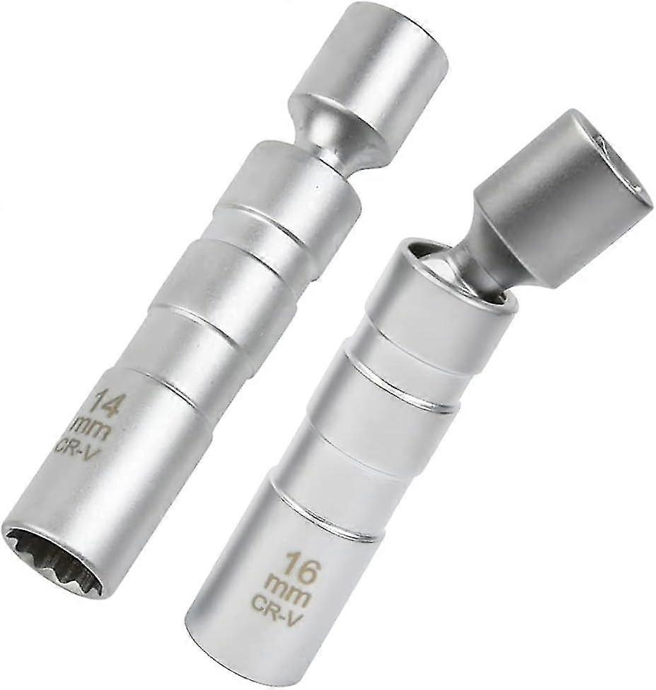 Spark Plug Spanner Set - Pack Of 2 Magnetic Spark Plug Socket Wrenches