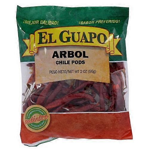 El Guapo Arbol Chili Pods τσάντα ολόκληρη, 2 ουγκιά (περίπτωση των 12)