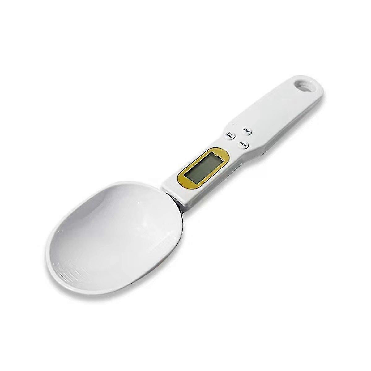 1Pcs Spoon Scale Small Kitchen Scales Portable Handheld Coffee Called High -Precision White_Feb