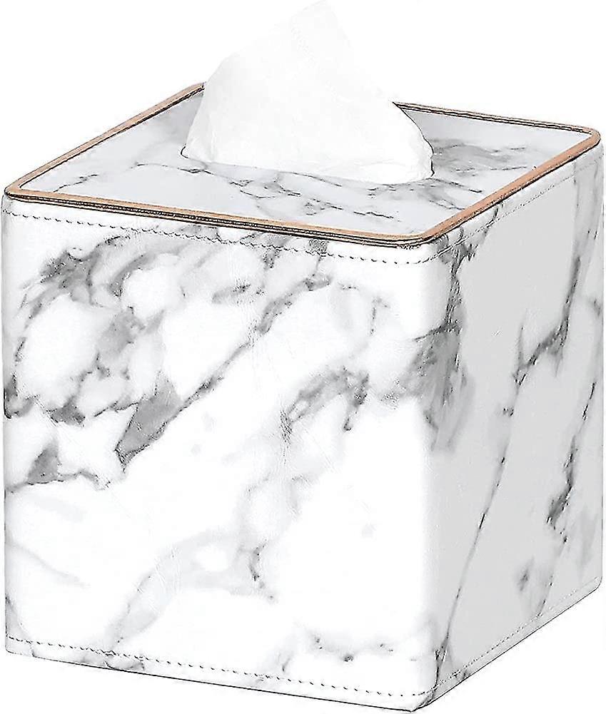 Square Pu Leather Tissue Box Tissue Box Holder