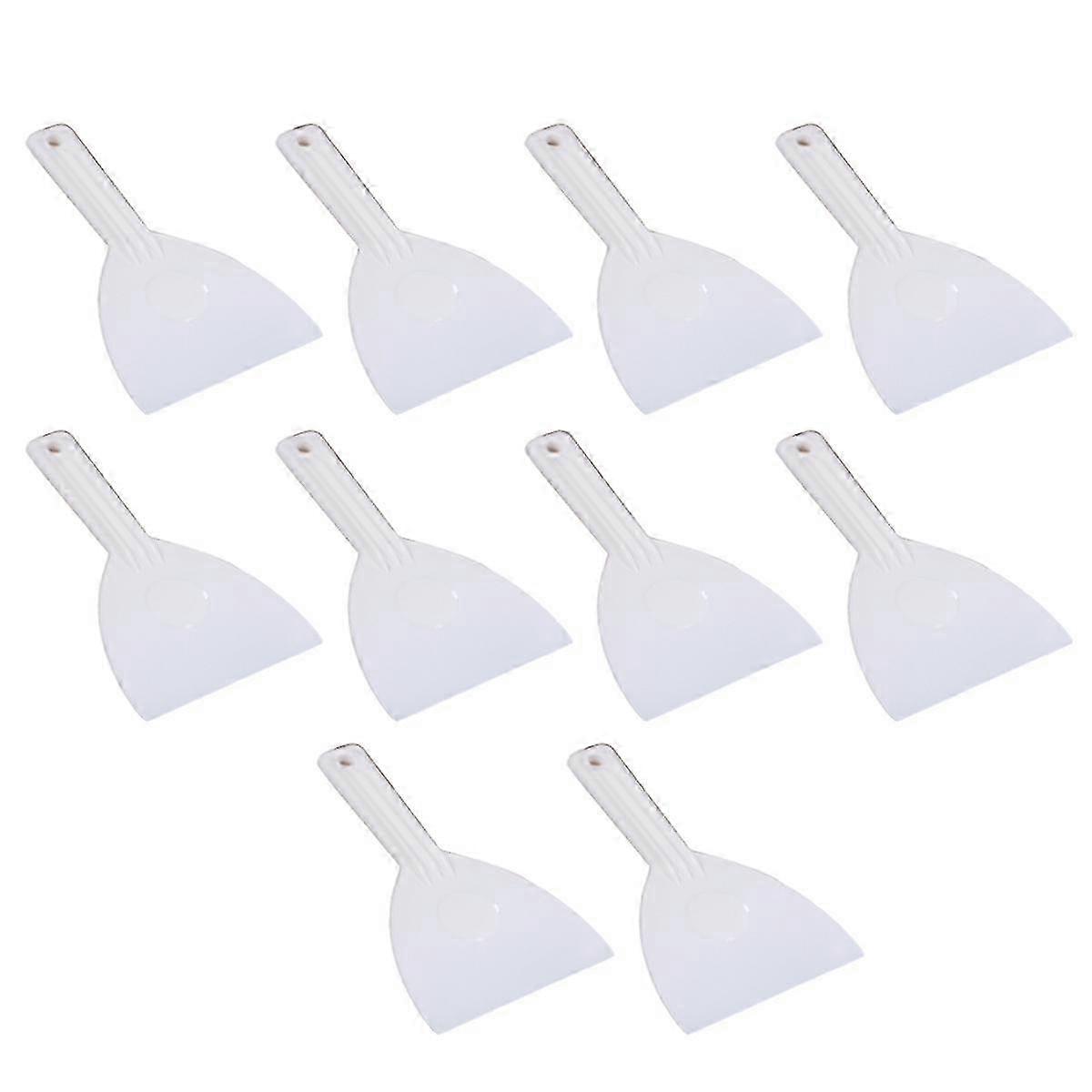 Cake Knife Plastic Scraper Butter Dough Cutter Diy Baking Kitchen Tool Soft Scraper Chocolate Shovel Triangle