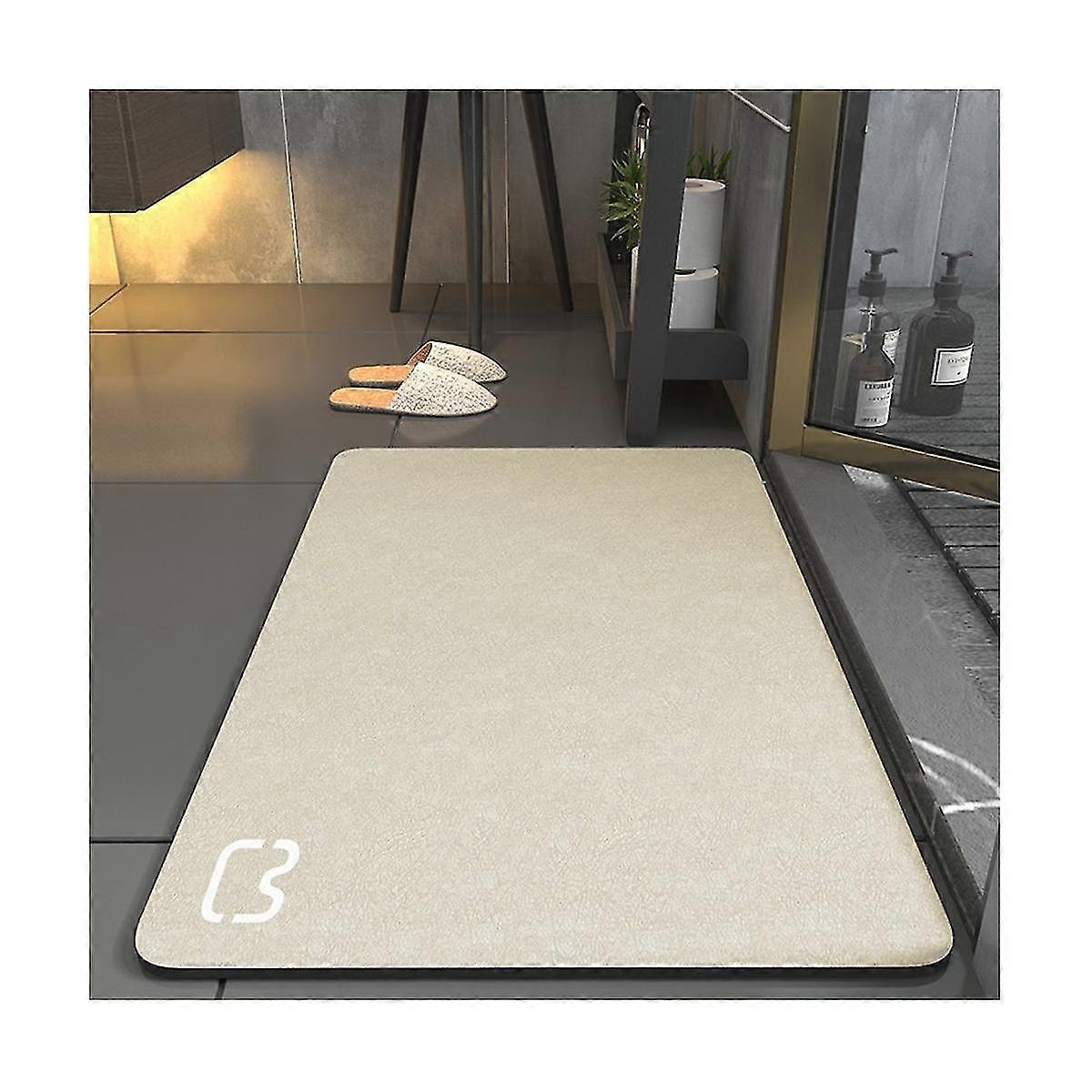 Bath Mat Super Absorbent Quick Drying Non Slip Bathroom Rug Modern Simple Non-slip Floor Mats Home