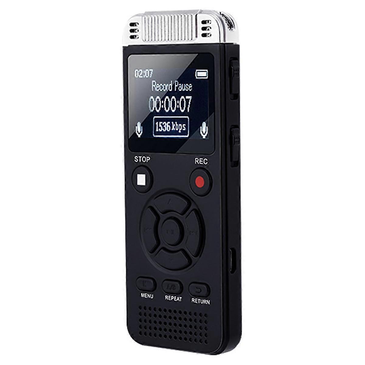 Professional Digital Voice Recorder 16GB Noise Reductions Recordings Device for Lecture Meeting