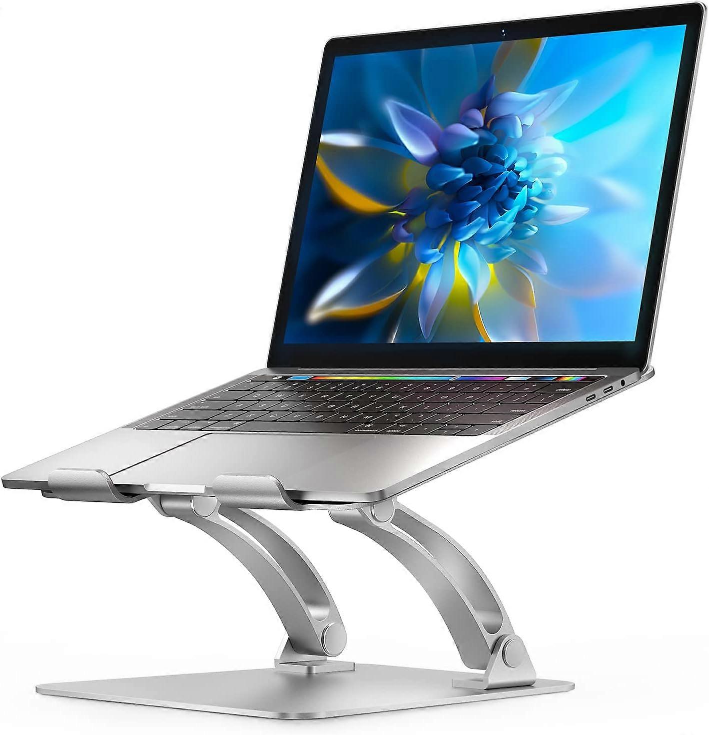 Laptop Stand for Desk, Ergonomic Height Angle Adjustable Laptop Riser Holder with Heat-Vent Computer Stand Compatible