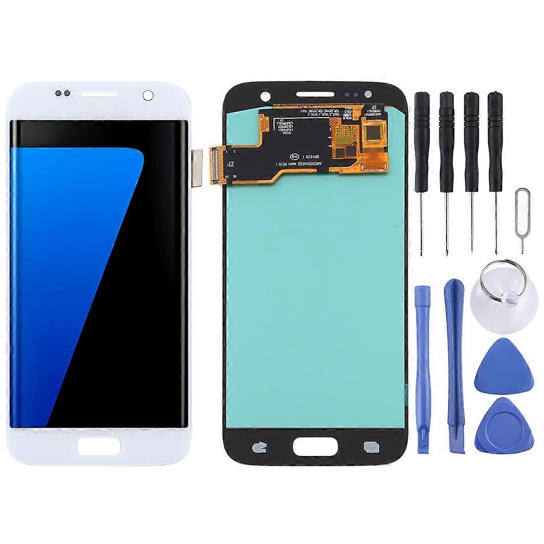 OLED LCD Screen for Samsung Galaxy S7 with Digitizer Full Assembly (Black)