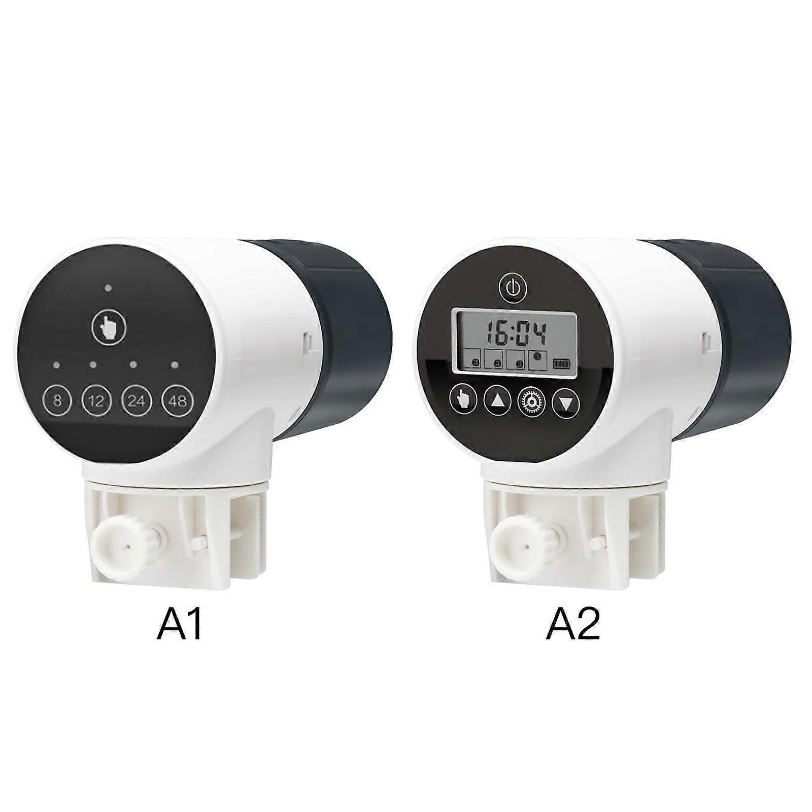 2023 BESTSELGER Automatisk digital fisketankmat Auto Feeder Dispenser rotert 360 grader raskt