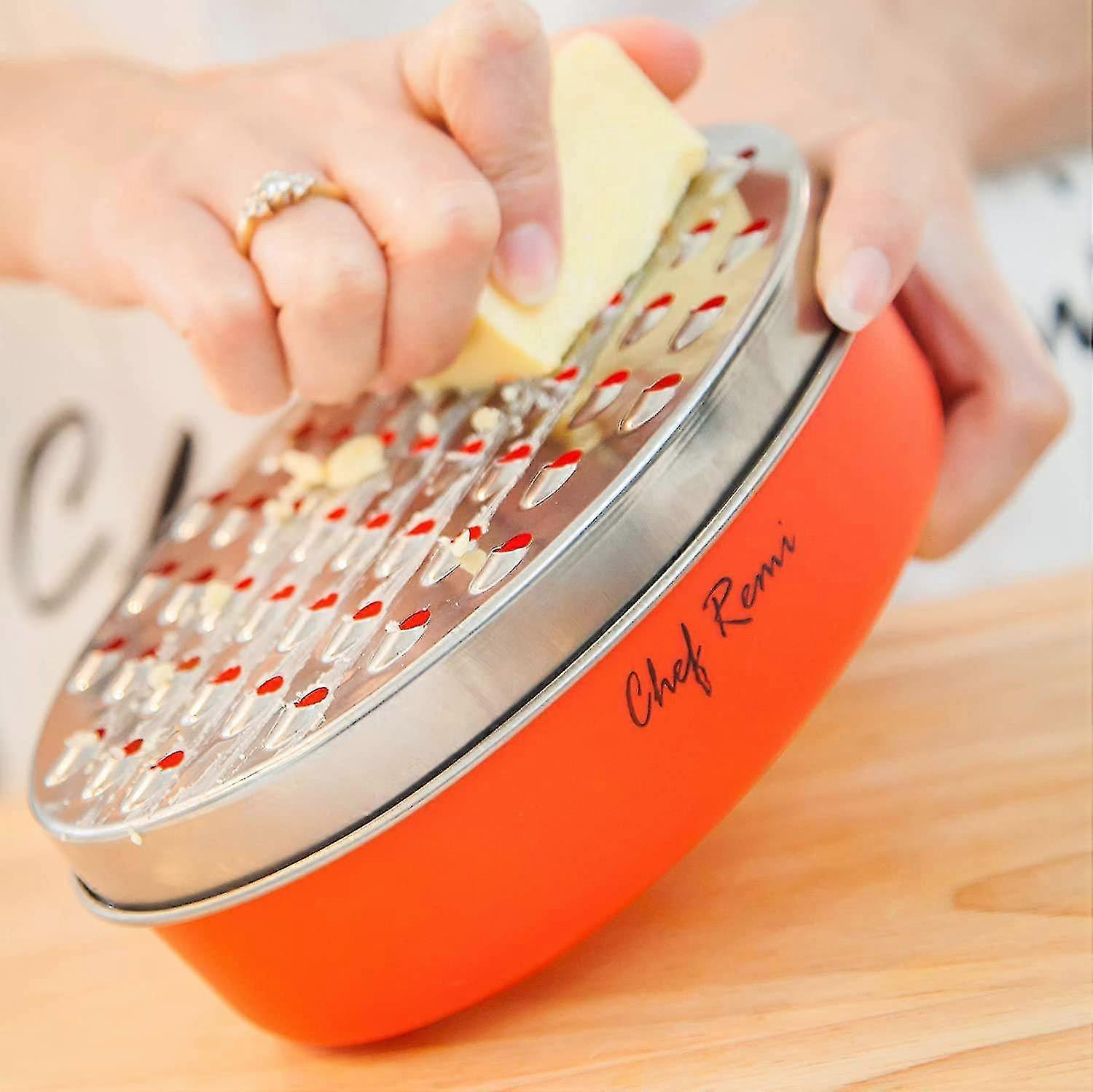 The Latest Cheese Grater-2 Years Warranty-top Food Grater With Storage Container-ideal For Hard And Soft Cheeses, Ginger, Eggs, Vegetables-designed To