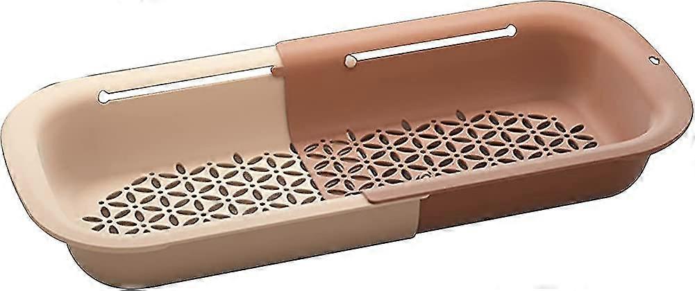 Retractable Vegetable Colander, Plastic Retractable Sink Drain Basket For Pasta