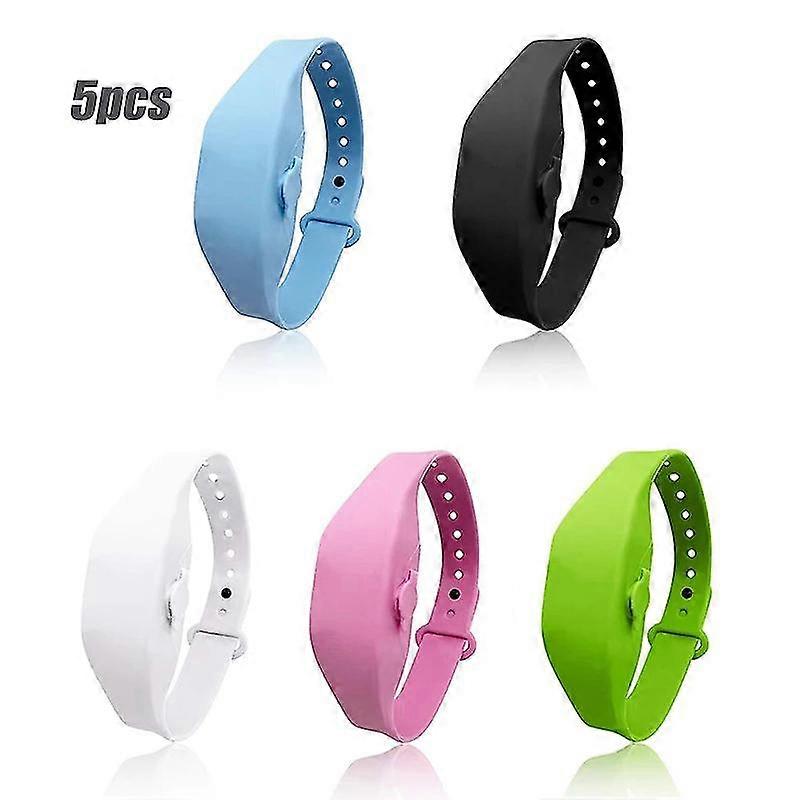 Silicone Disinfection Wristband, Repeatable Filling Wristband With Dispenser Empty Bottles Travel Containers