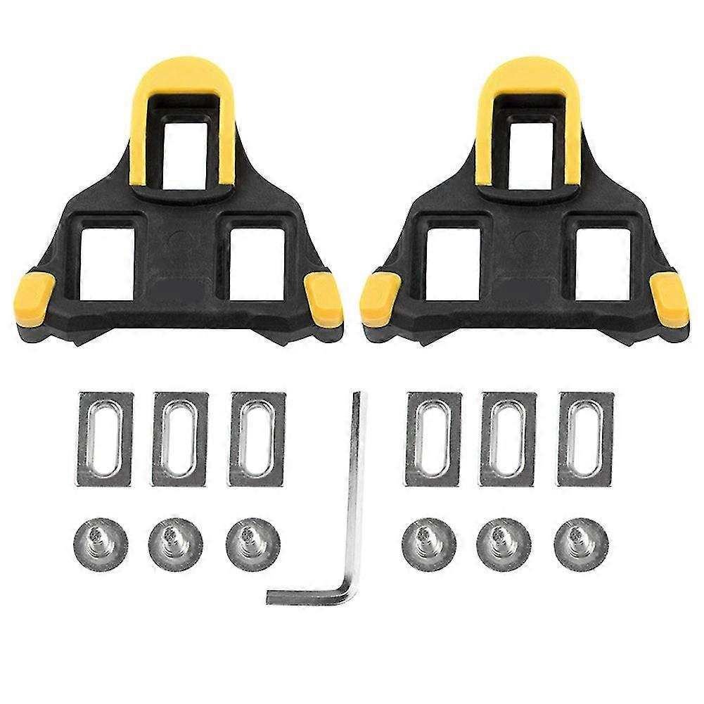 Cleat Set 0/4.5/9 Degree Float Road Bike Pedal Cleats Compatible For Shimano Spd-sl 1 Pair