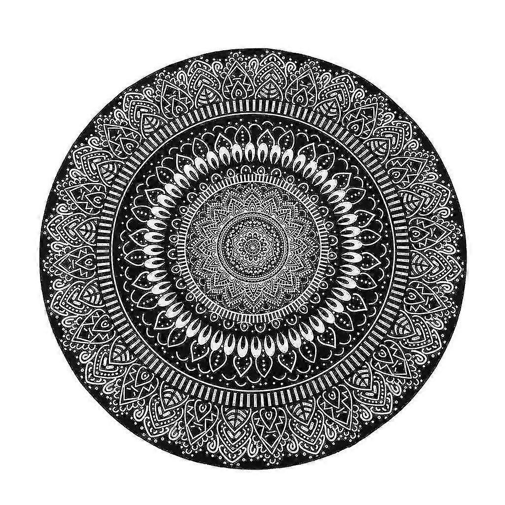 Mandala Flower Round Carpet