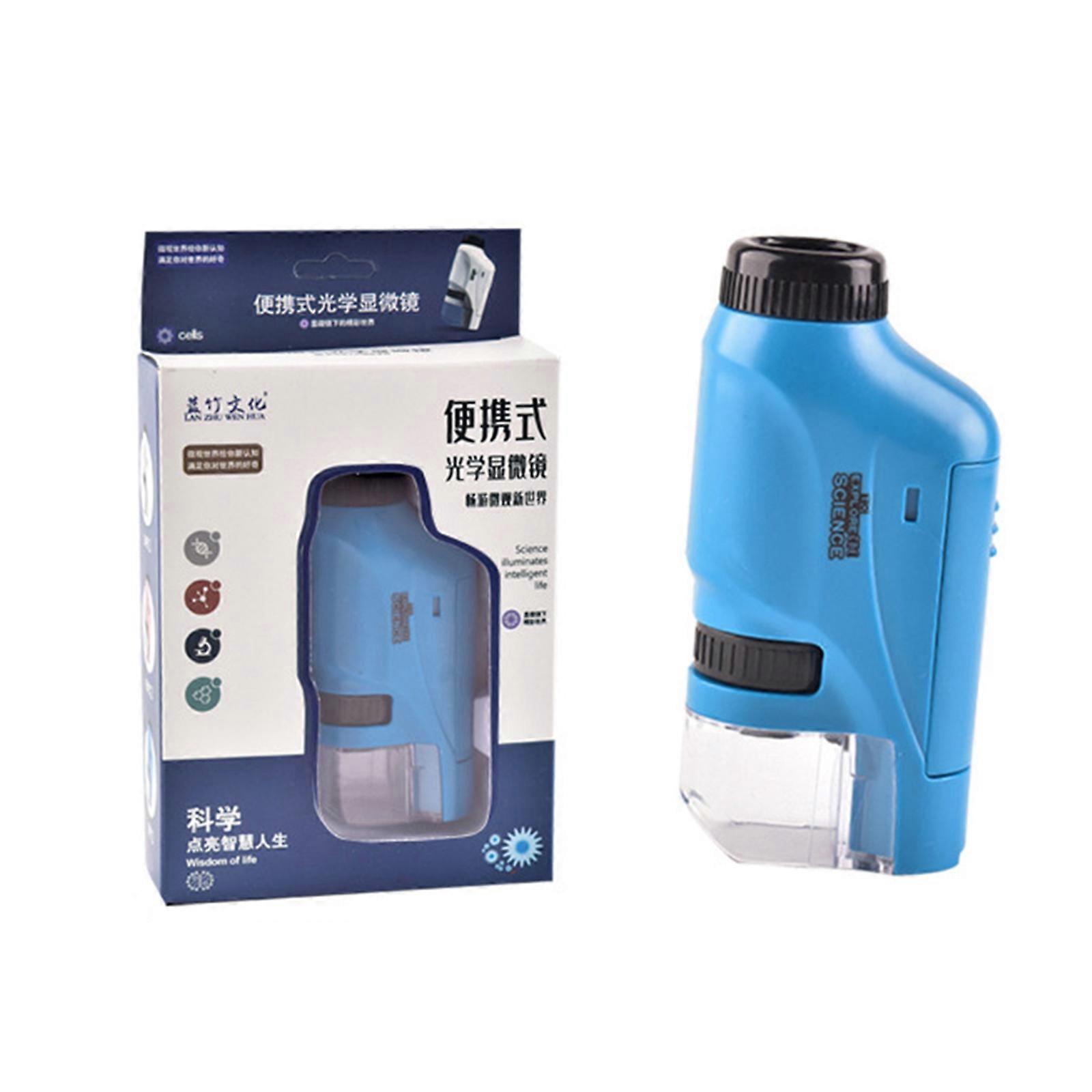 Children Lifelike Microscope Appliance Educational Set Toys Table Games