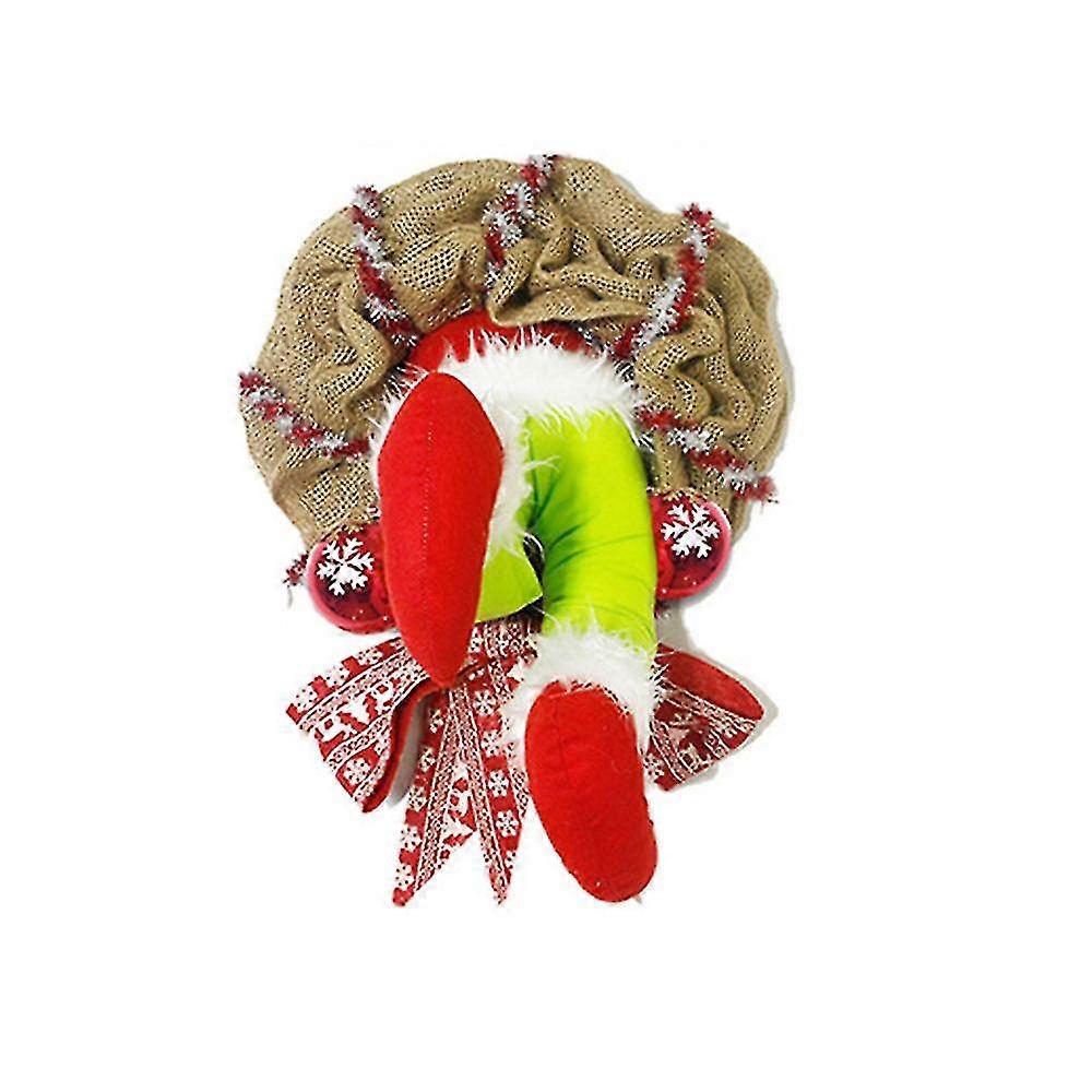 Kerstdiefkrans, Hoe de kerstdief kerst jutekrans stal