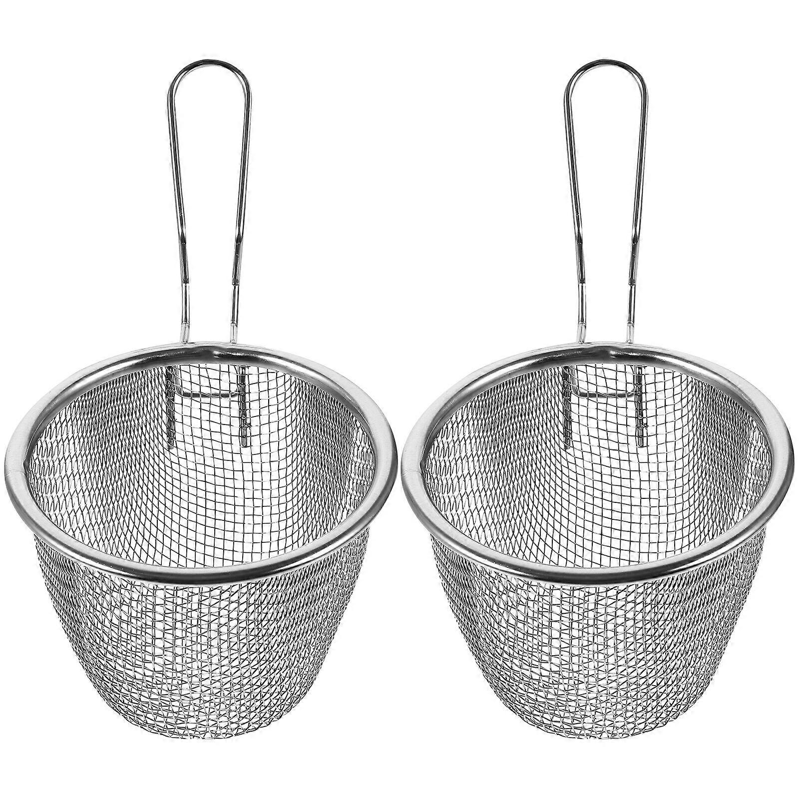 2pcs Hot Pot Colander Kitchen Strainers Spoon Colander Kitchen Pasta Strainers