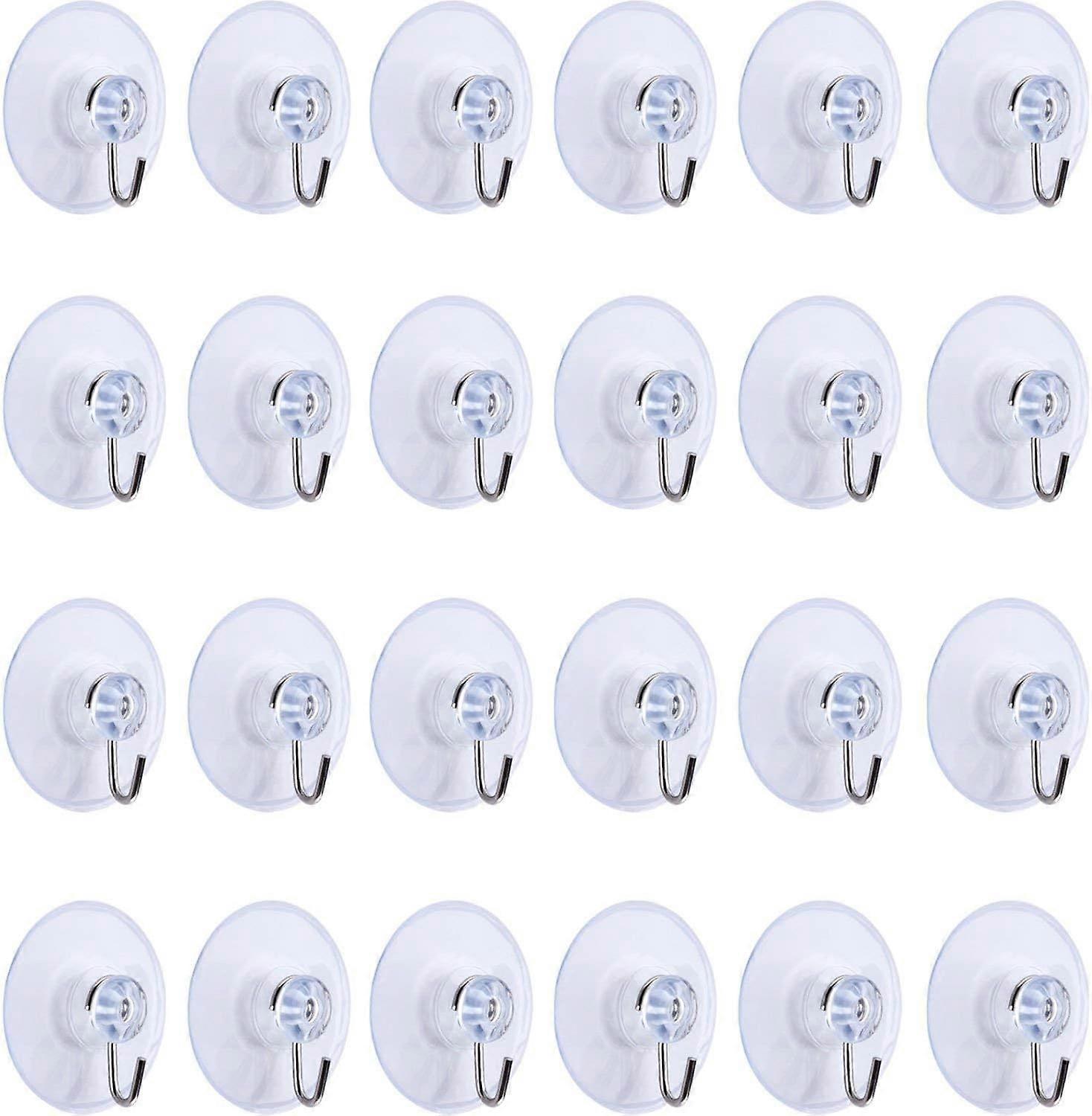 20Pcs Bathroom Kitchen Suction Cup Wall Hooks Hangers(45 mm)