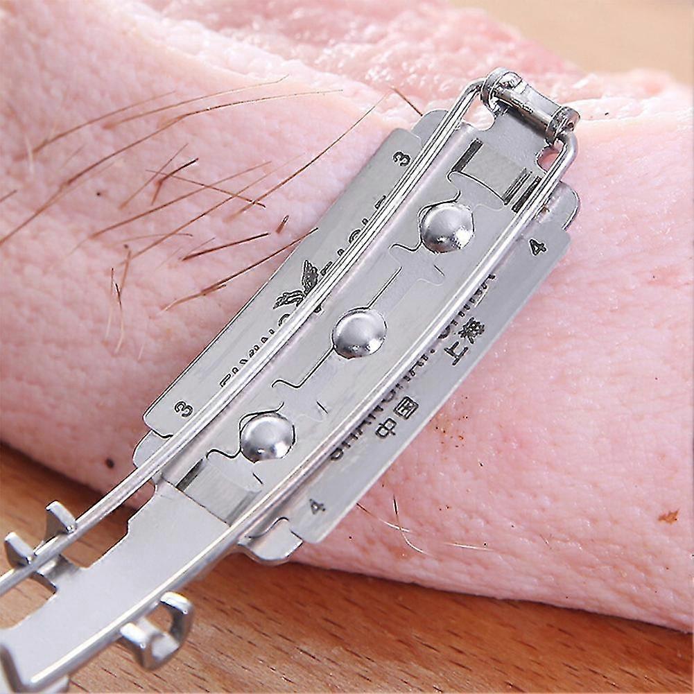 Hair Scraper Shaved Stainless Steel Rustproof Kitchen Meat Tools