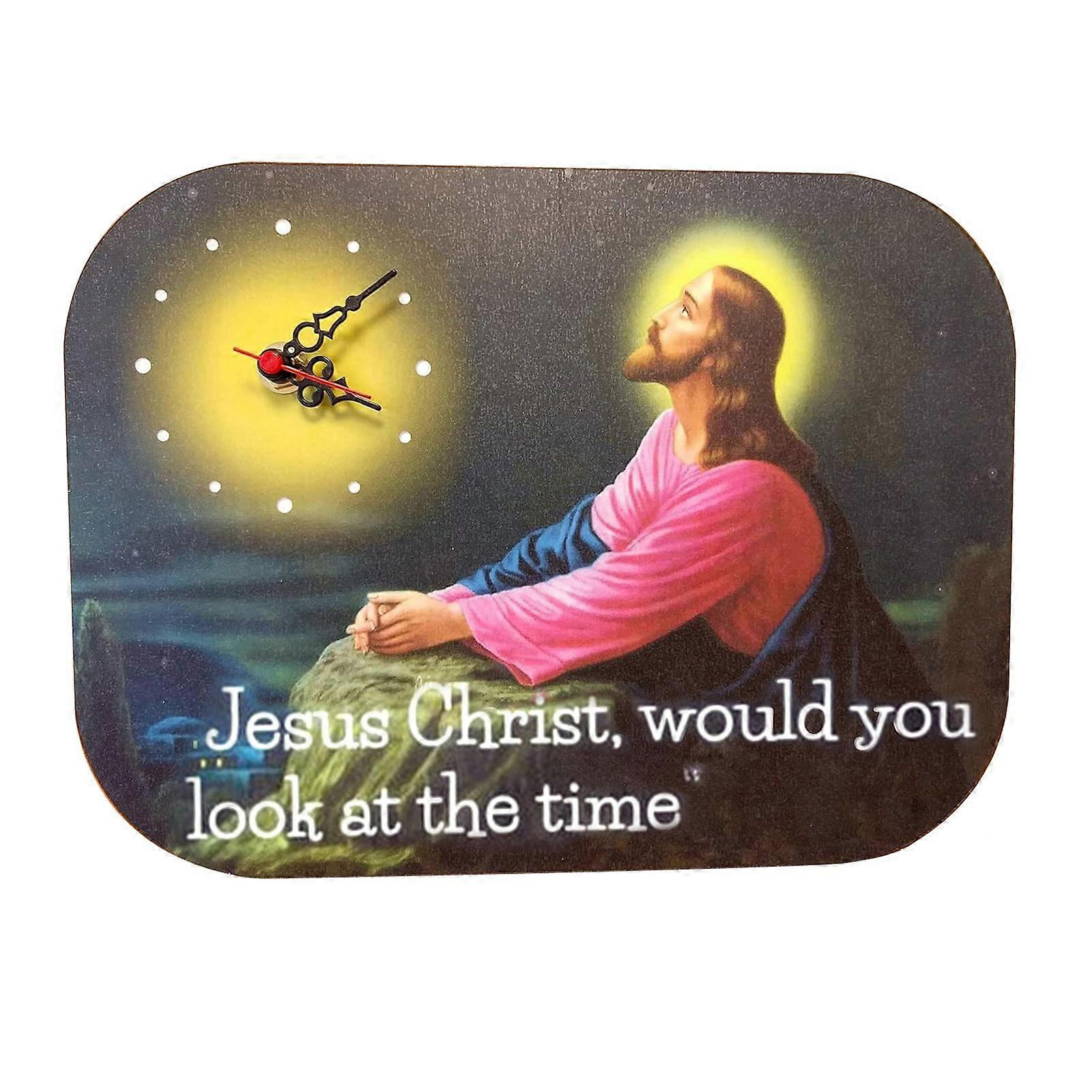 Funny Clock Jesus