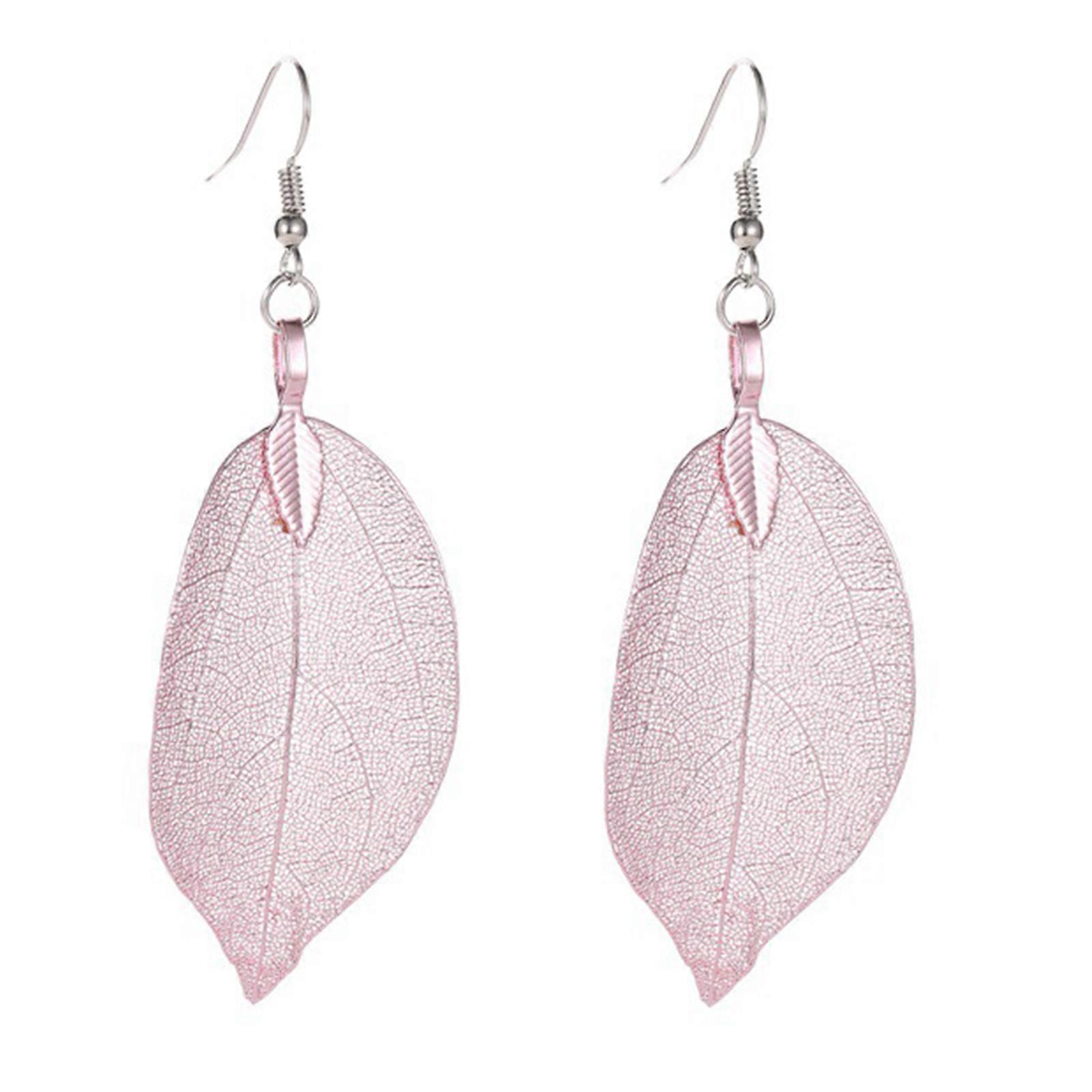 1 paire de boucles d’oreilles pour femmes en forme de feuille en acier inoxydable vif et durable boucles d’oreilles pour un usage quotidien