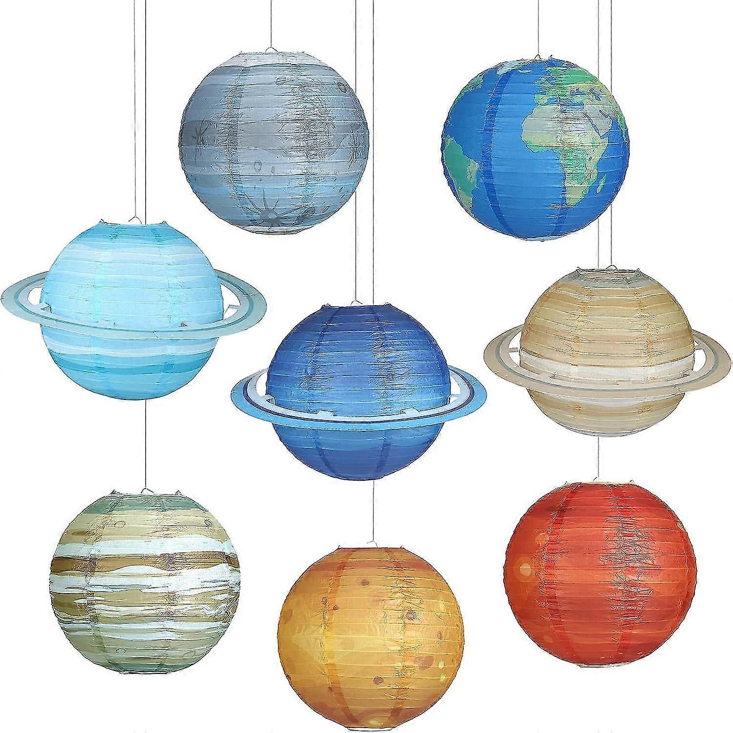 Novelty Place Lot De 10 Lanternes En Papier à Suspendre De Couleur Arc-en- Ciel – Style