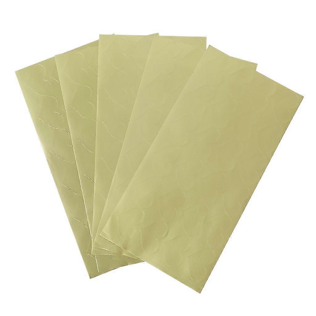 القلب الذهبي اليدوية كعكة حلوى التعبئة والتغليف ختم تسمية ملصق ل DIY الخبز