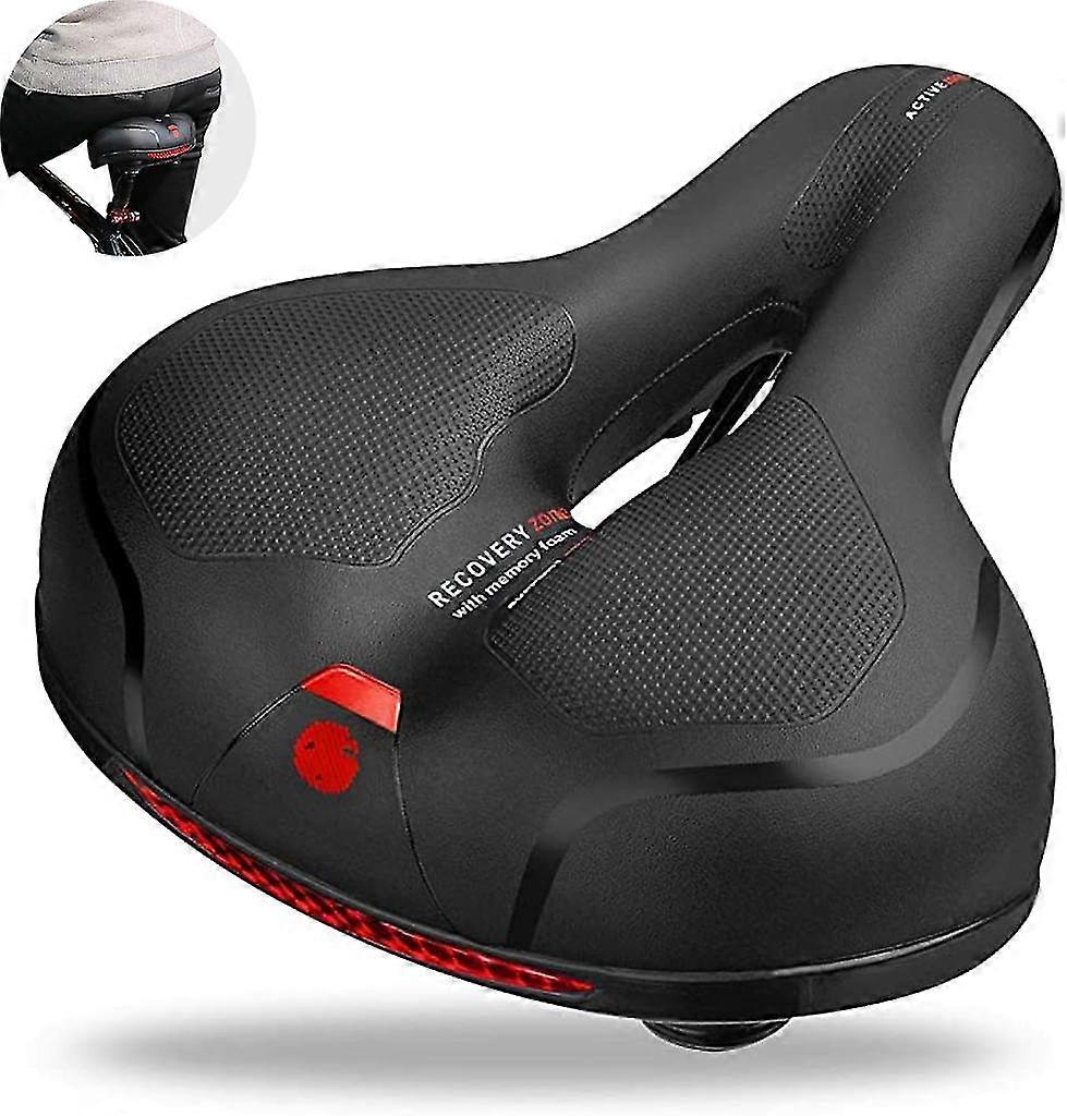 Vinterkampanj, Memory Foam Gel Cykelsadel, Ergonomisk ihålig sadel