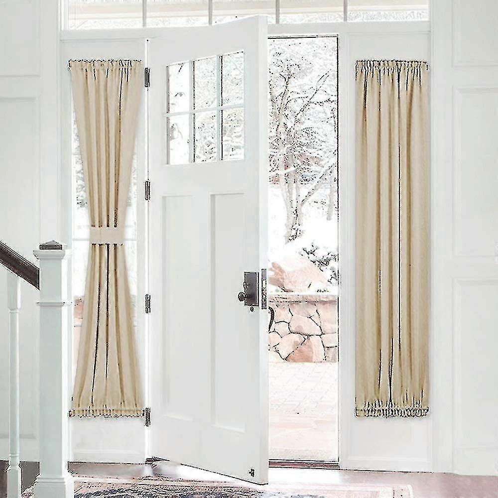 1stk dørgardinpanel - Rummørkning skydeglasdørgardin