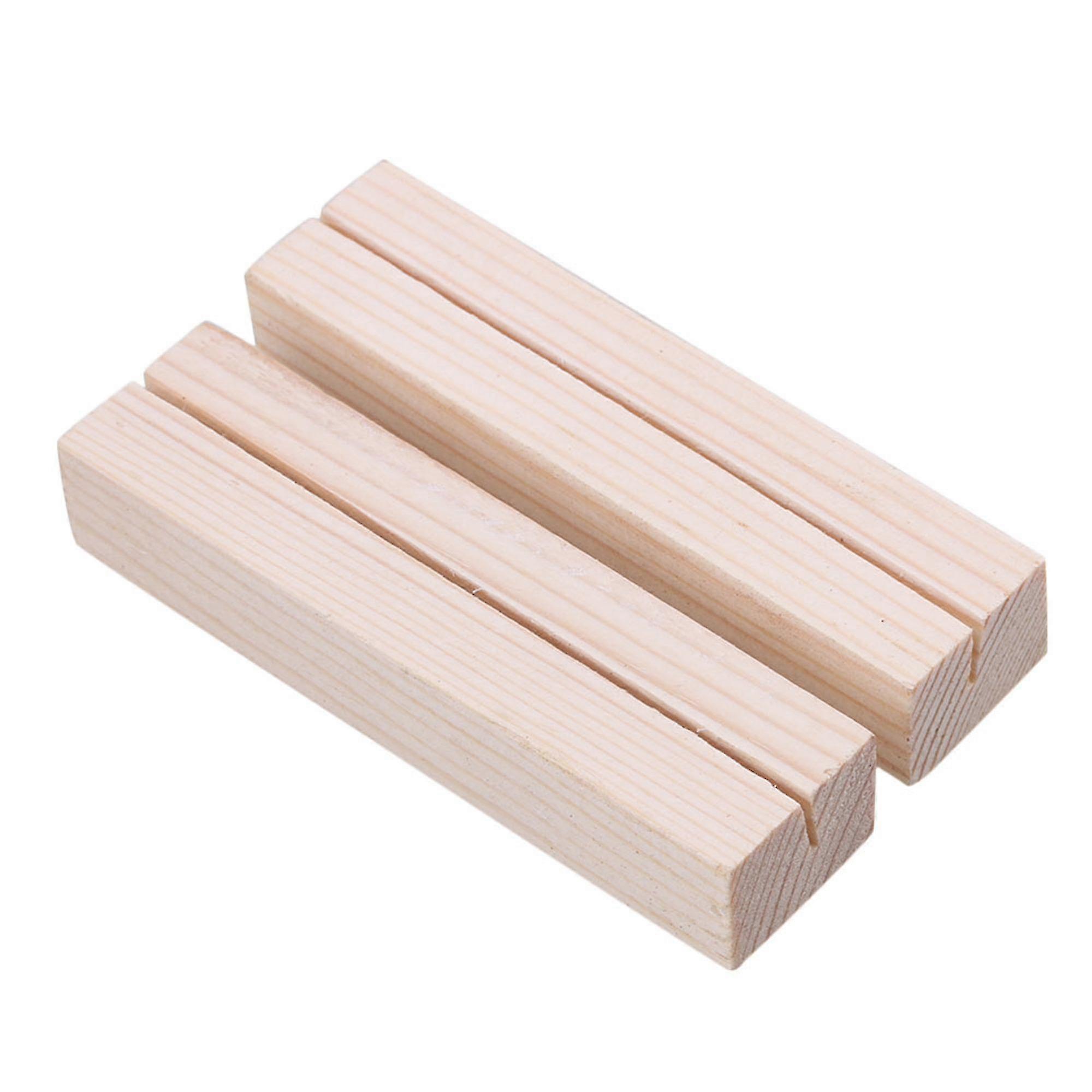 30x Pine Rect Post Base Display D