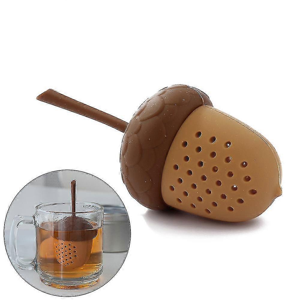 Pine Cones Shape Mini Tea Strainer Silicone Loose Tea Leaf Strainer
