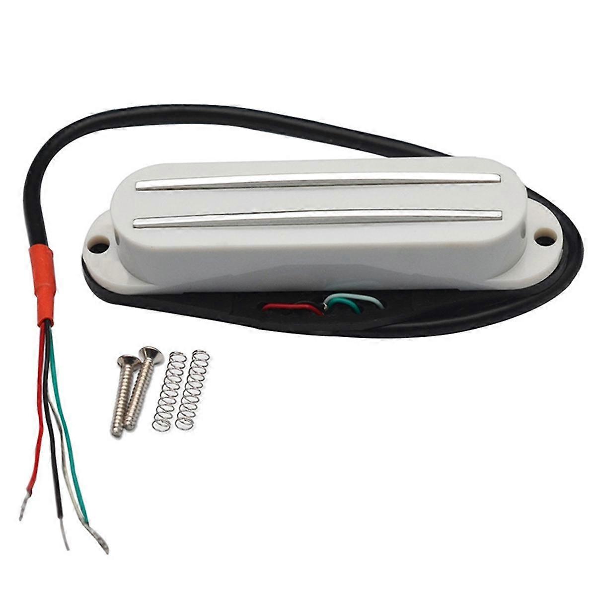 White Humbuckers Single Coil Pickups Humbuckers for Single Size Pickups Electric Guitar