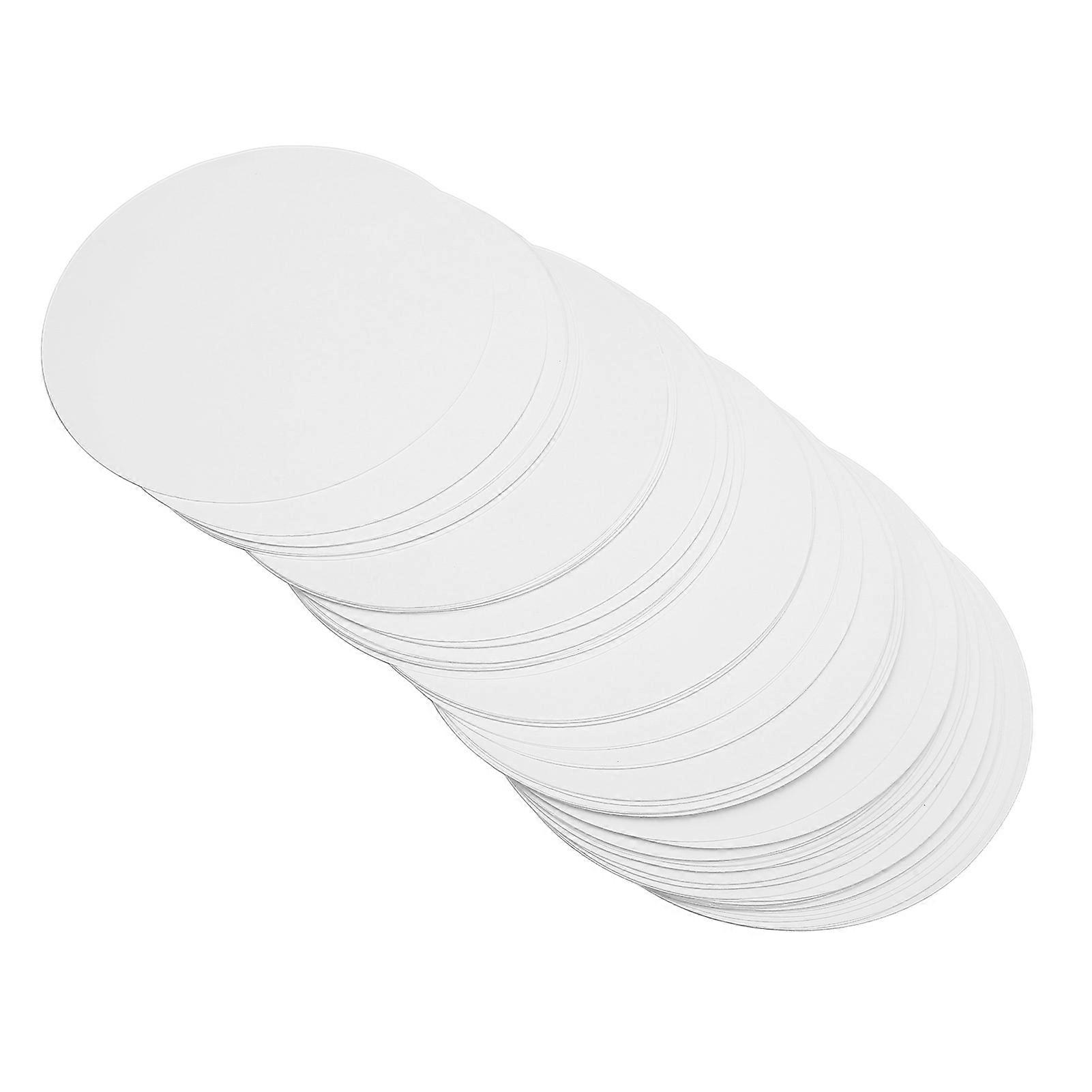 100pcs Hand Drawn Round Paper Badge DIY Badge Making Paper for Pin Badges Fridge Stickers