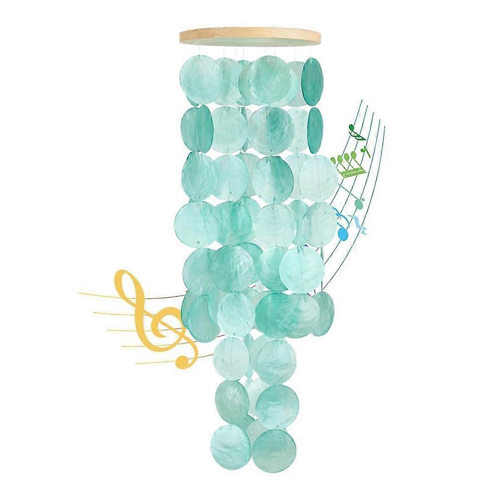 Wind Chimes for Outside - Shells Windchime Coastal Style Decor for Indoor/Outdoors, Garden Decor, G