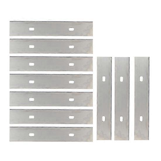 10Pcs 4inch Scraper Blades Thickened Sharp Carbon Steel Universal Clean Tool Blade Set for Window