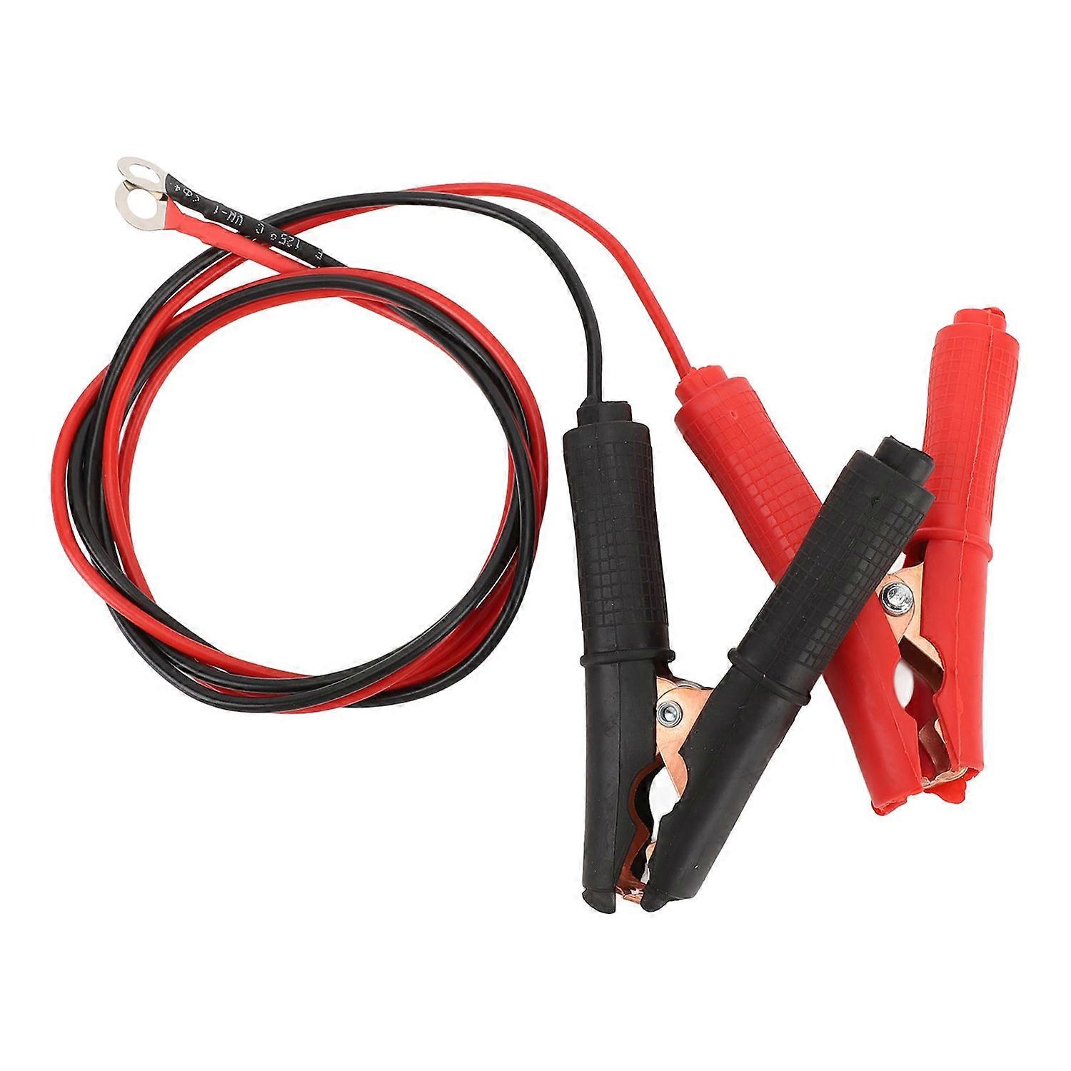 2 Pack Booster Jumper Cable 3.28ft 30A with 6mm Copper Terminal Excellent Conductivity for Car Batte