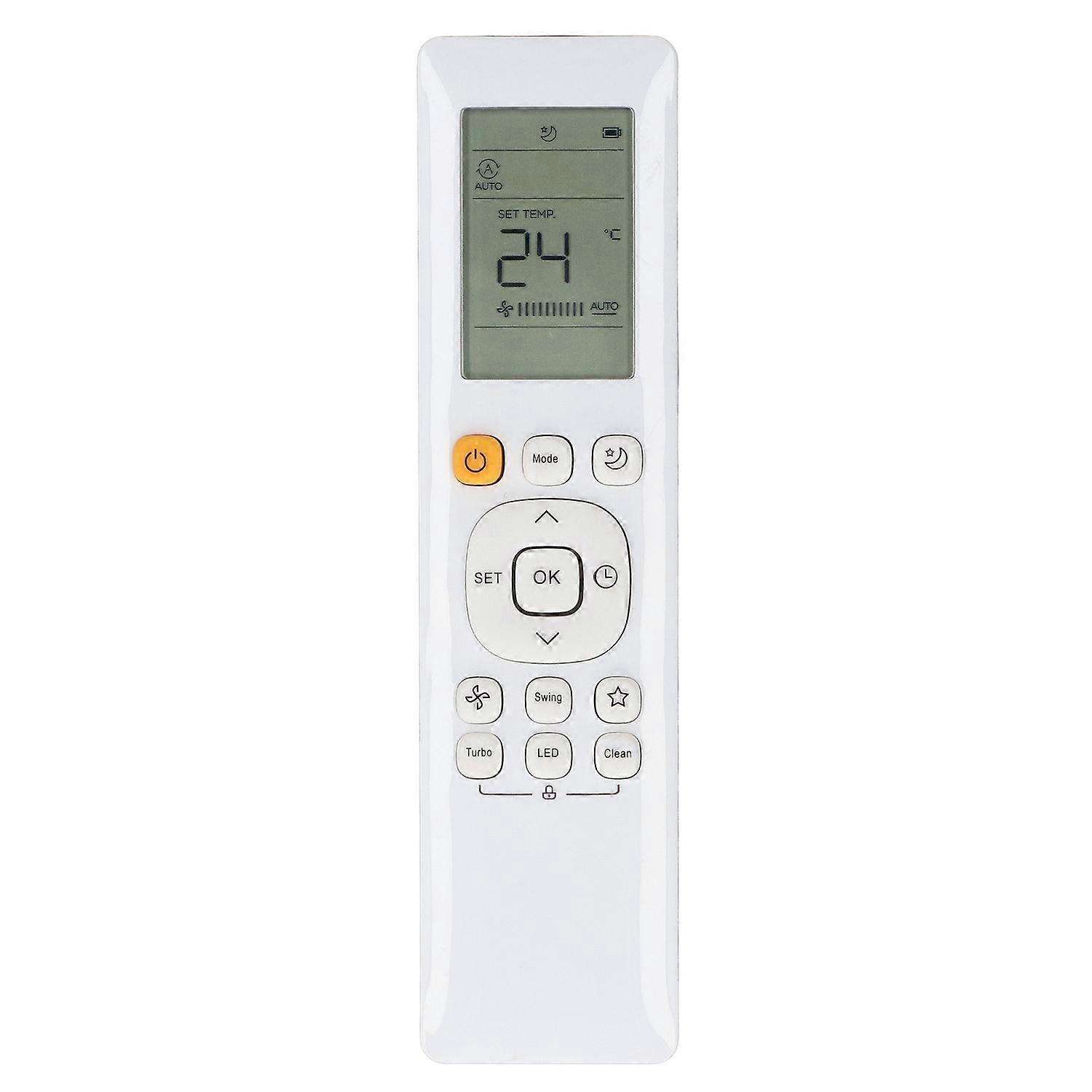 Air Conditioner Remote Control Comfortable Grip Convenient Switch Easy to Use Replacement Remote Con