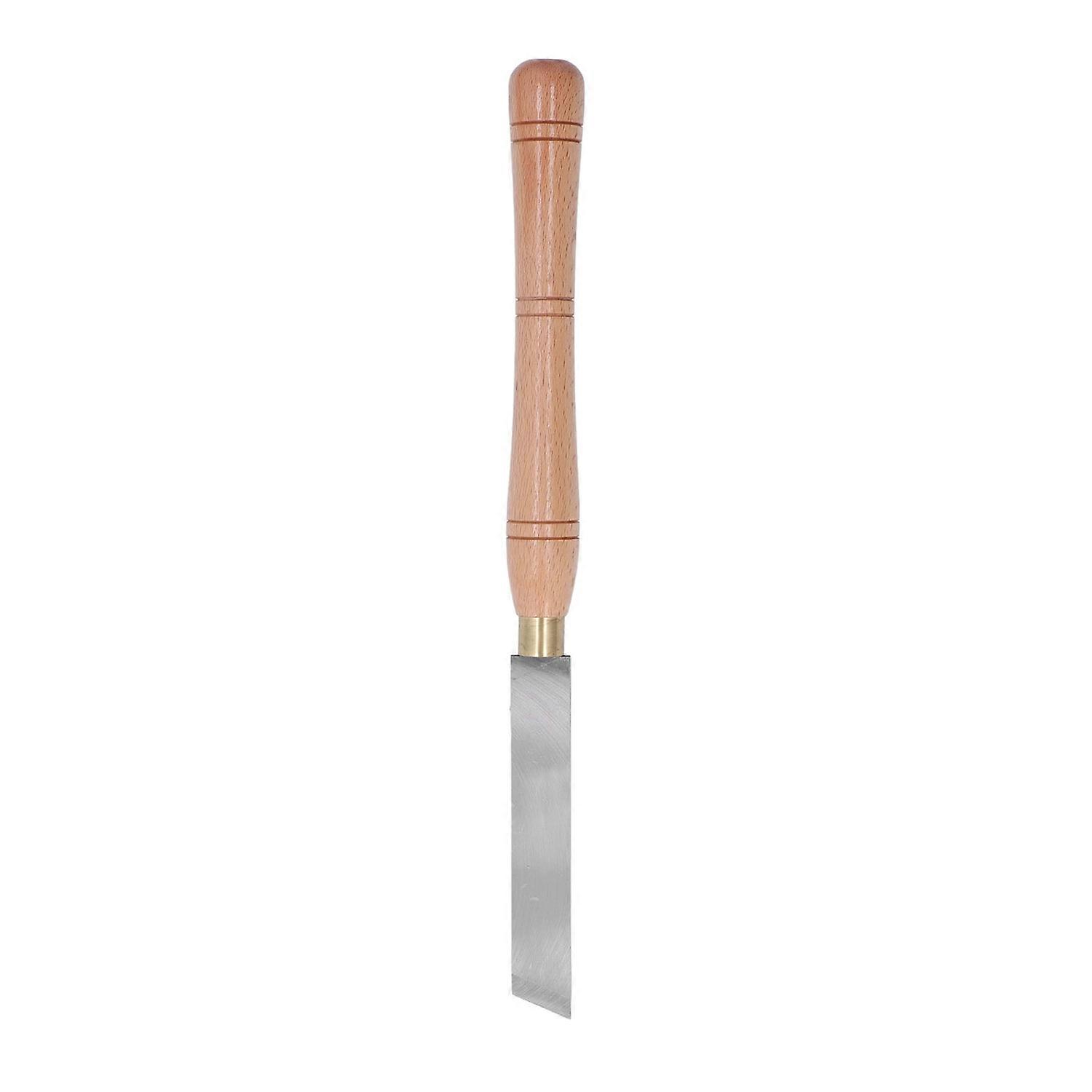 Wood Lathe Turning Tool Rougher Chisel Beech Handle HSS Insert for DIY Large Bevel Type H