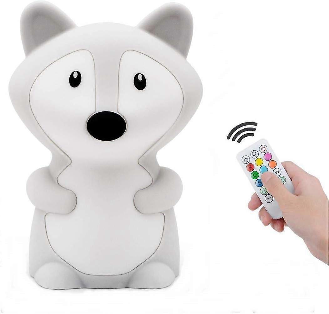 Night Light Children's Bedroom Lamp, Multicolor Rechargeable (Remote Control + Touch Dimming)