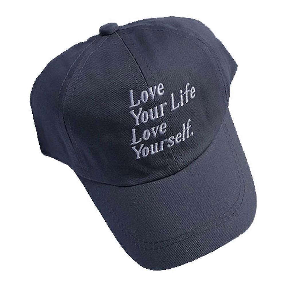Lapset Lapsi Unisex Baseball Lippikset Yhtenäinen väri Kirjain Kirjonta Säädettävä Aurinkohattu (Teräsharmaa)