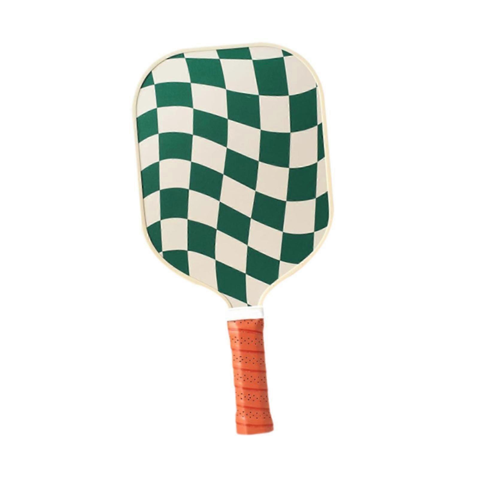 Pickleball Paddle Sturdy Pickleball Racquet for Playing Practice Competition Twisted Plaid