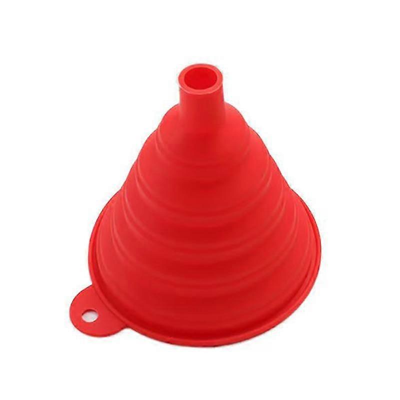 סט משפך מטבח אביזרי גאדג'טים סיליקון מתקפל משפך מתקפל למילוי בקבוקי מים בהעברת נוזלים