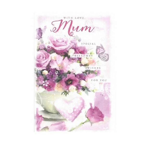 Simon Elvin With Love Mum Birthday Greetings Card (Pack of 6)