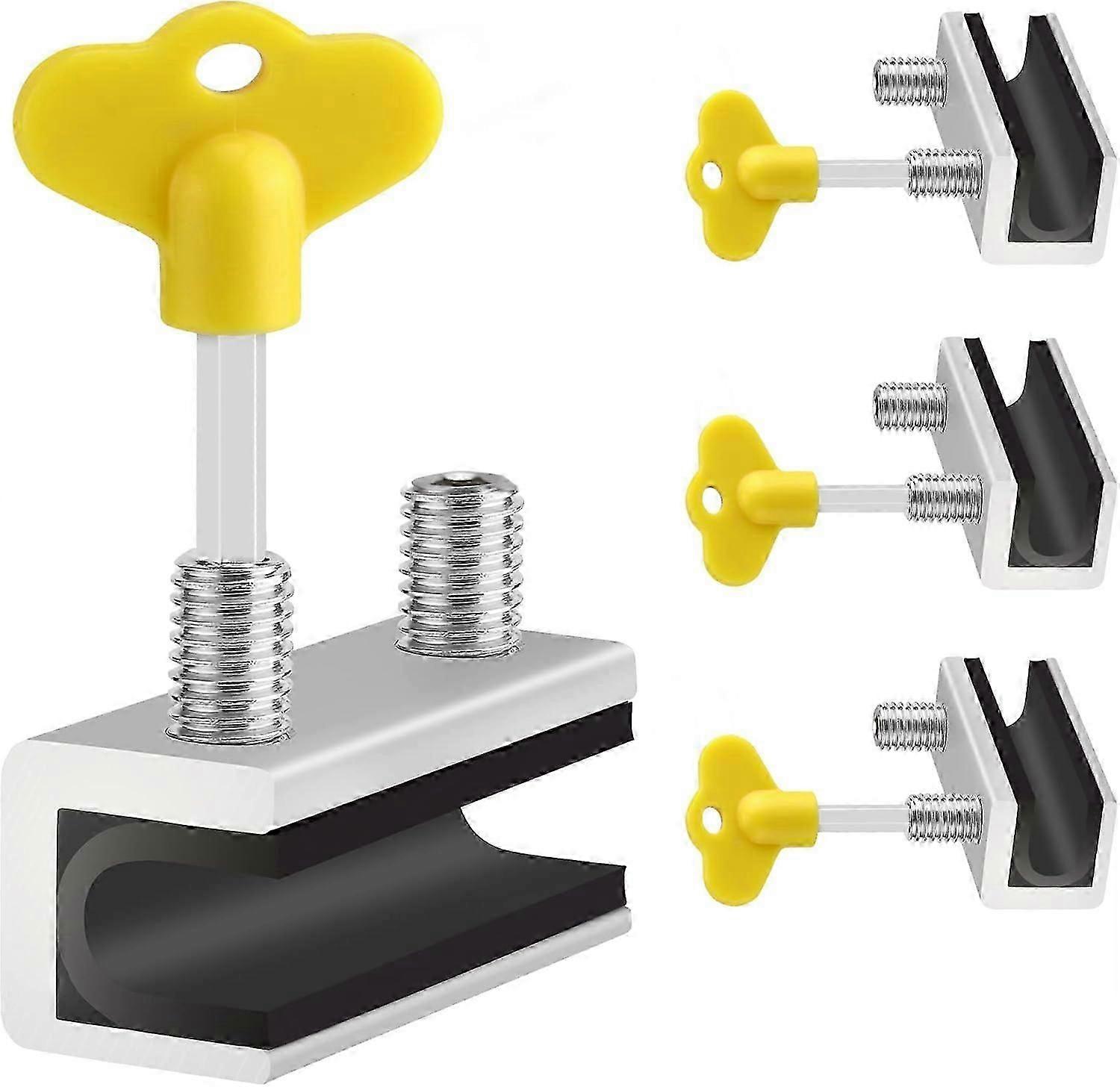 unique Window Locks, 4 Sets Premium Sliding Window Locks Security Up and Down Window,