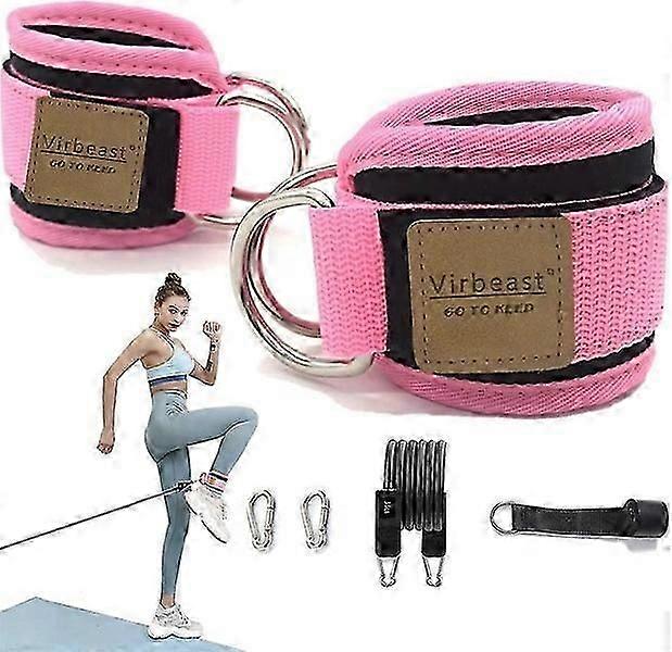 Alça do tornozelo com faixa de resistência Neoprene Cintas de tornozelo acolchoada