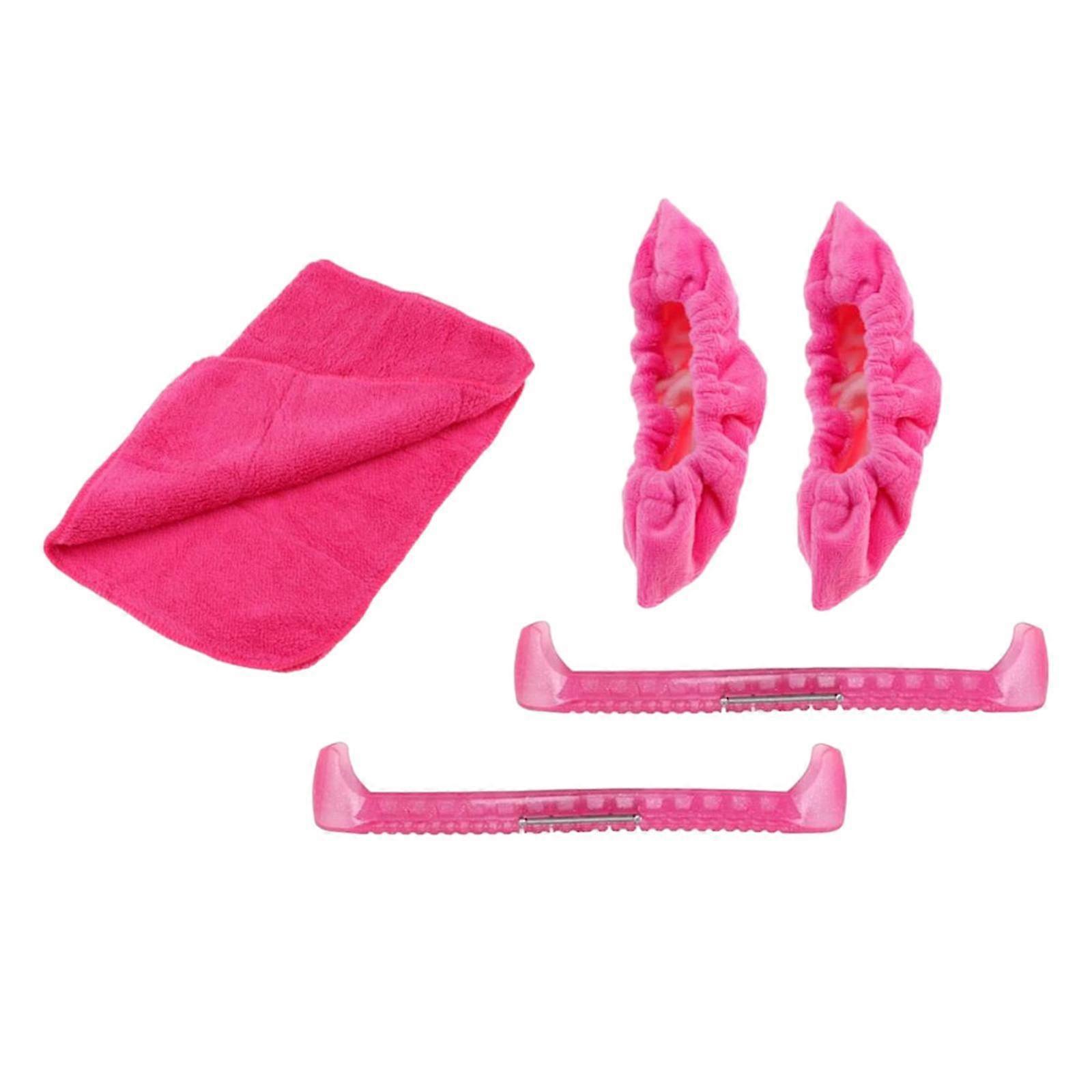 Ice Skate Blade Covers Skate Blade Protector Protective Universal with Towel