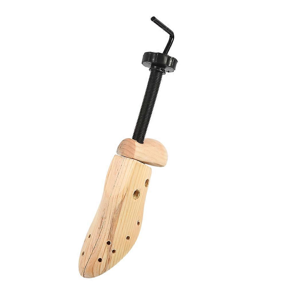 Adjustable wooden two-way shoe shaper for men and women