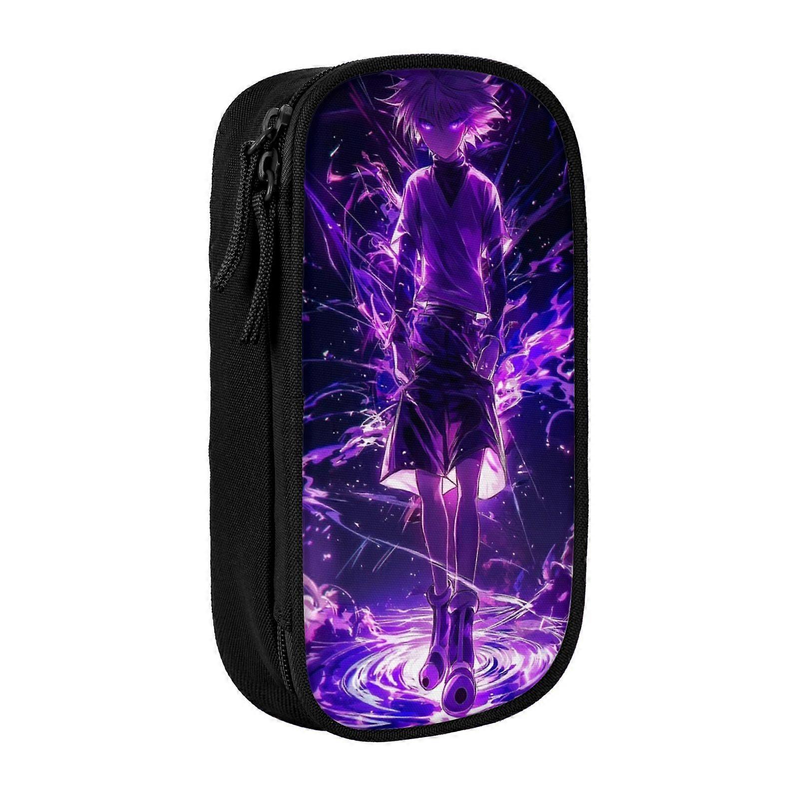 ul870 Hunter x Hunter Pencil Case Portable Zipper Office Pen Pouch Bag for Office School Travel lu870