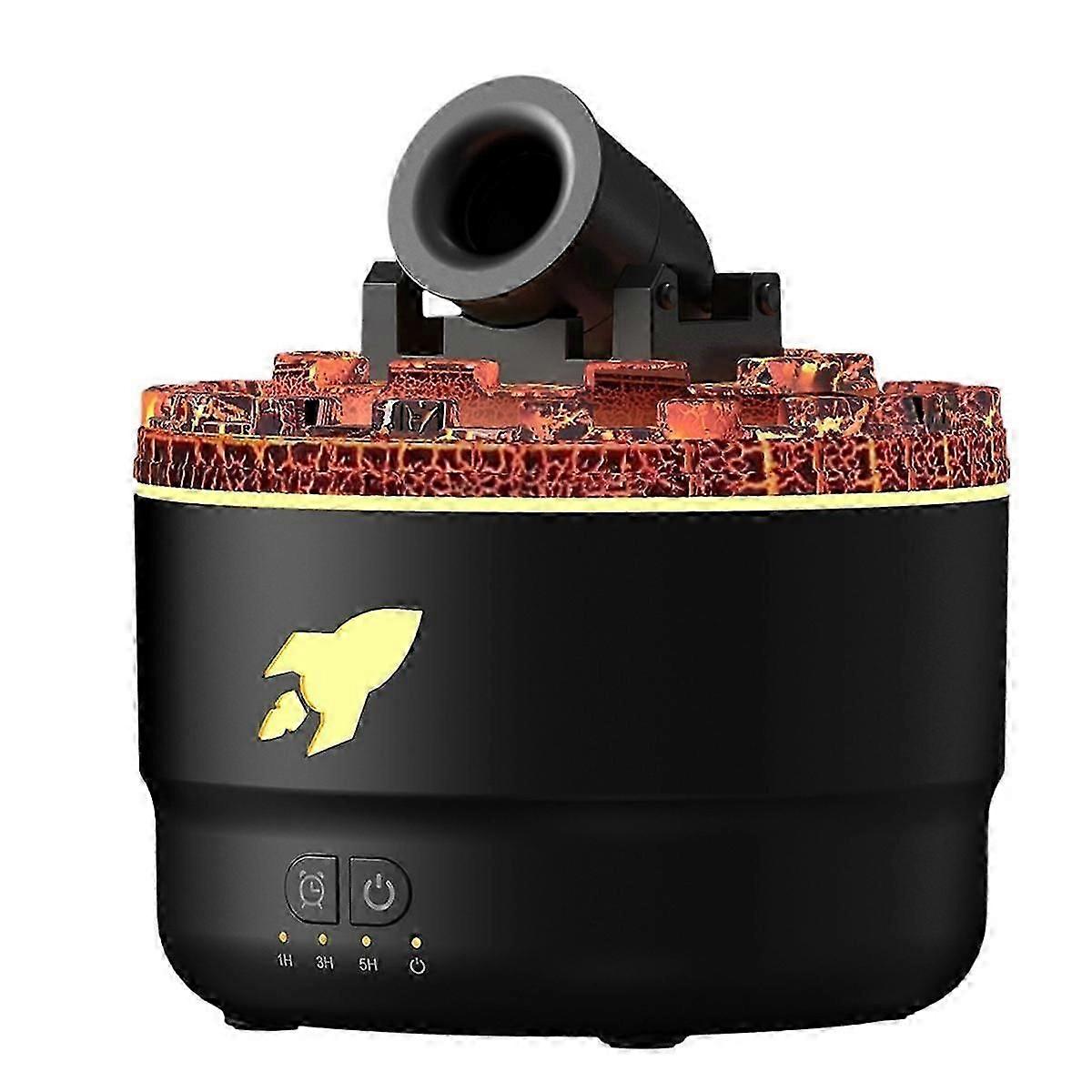 Simulerad kanon eld eterisk olja diffusor aromaterapi luftfuktare liten doft arom humi