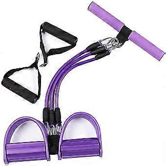 3 Tube Resistance Pedal Natural Latex Fitness Equipment Elastic Pull Rope