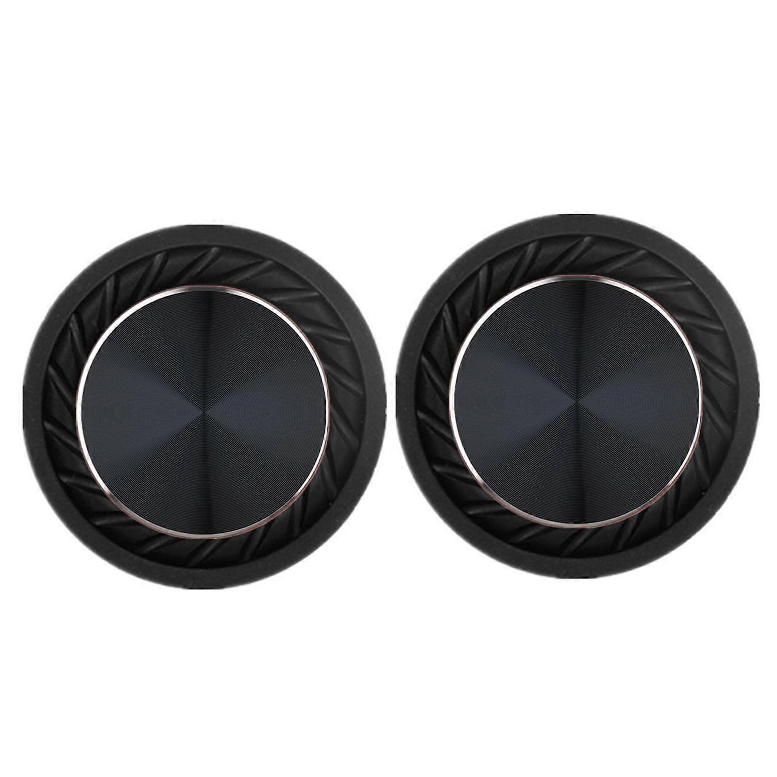 2kpl 65mm passiivinen jäähdytin subwoofer-kaiuttimet tärinäkalvo bassojäähdytin kumibassokaiuttimet kaiutinjärjestelmiin pitsi musta