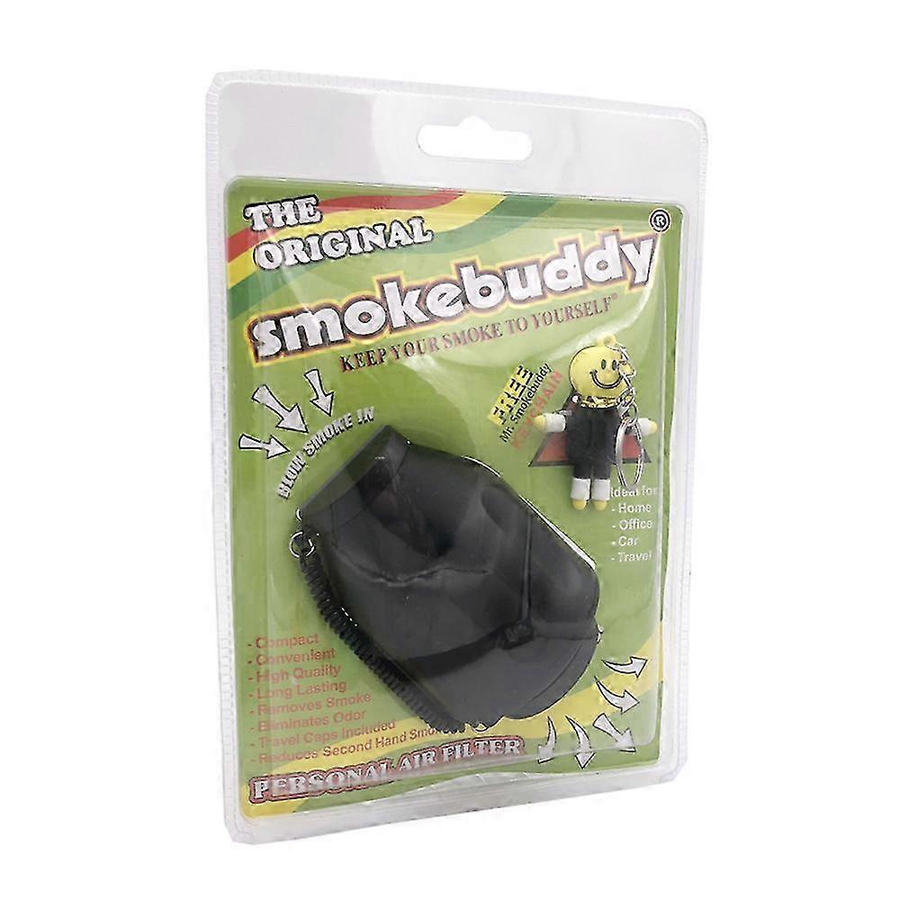Smokebuddy Portable Air Purifier with Activated Carbon Filter for Smoke Odor Elimination (White)