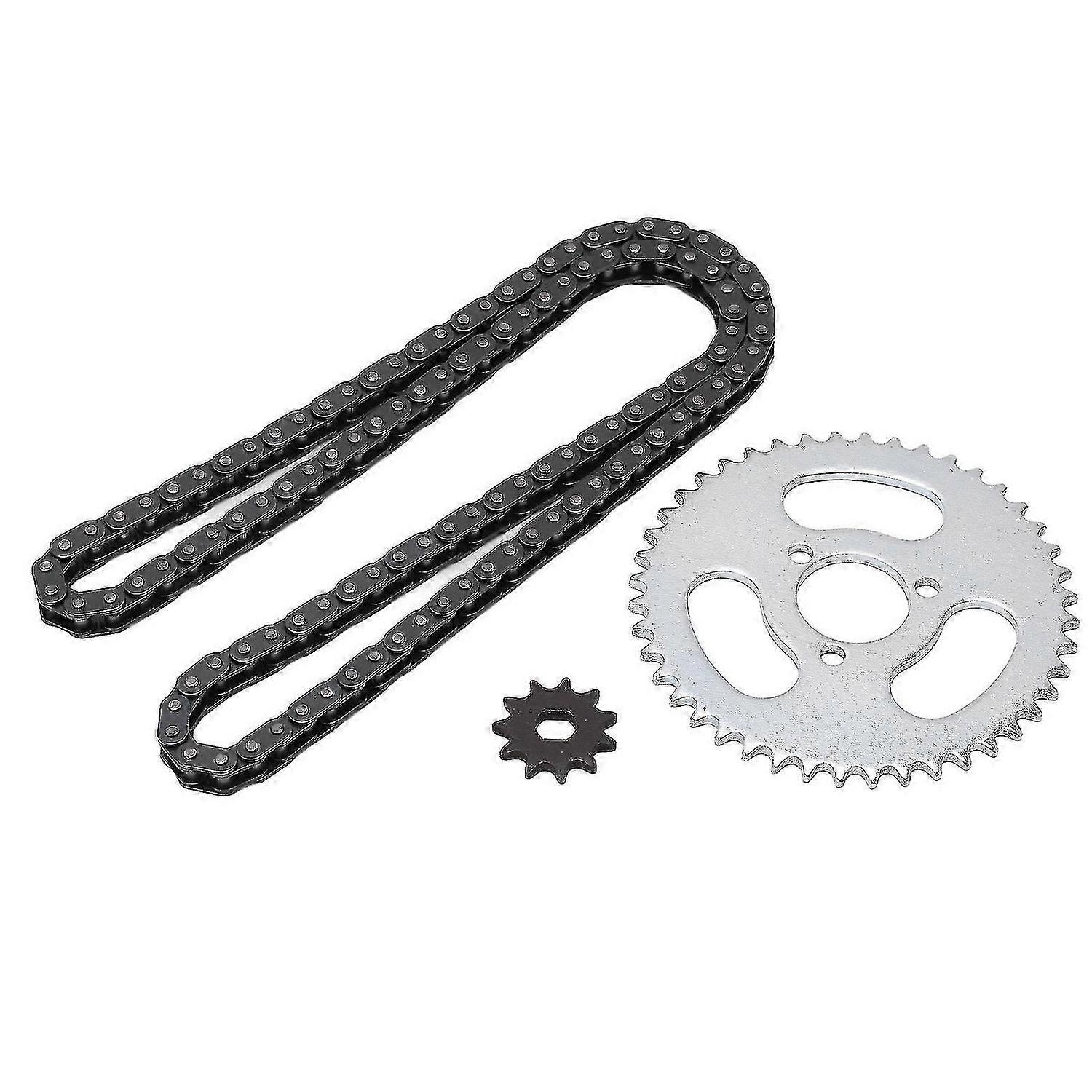 T8F Front and Rear Sprocket Chain Replacement High Power T8F Gear Chain Set for Modified Karts ATVs